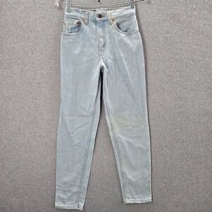VINTAGE Levi's‎ 17550-0233 Juniors Jeans 3 Mom Tapered High Rise 90s USA (26x29)